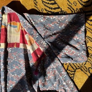 Vintage Silk Blend Haori Style Kimono